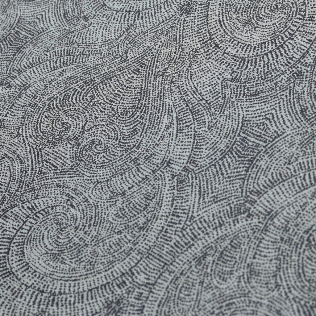 Gray Ancient Damask Jacquard Weave Curtain Panels