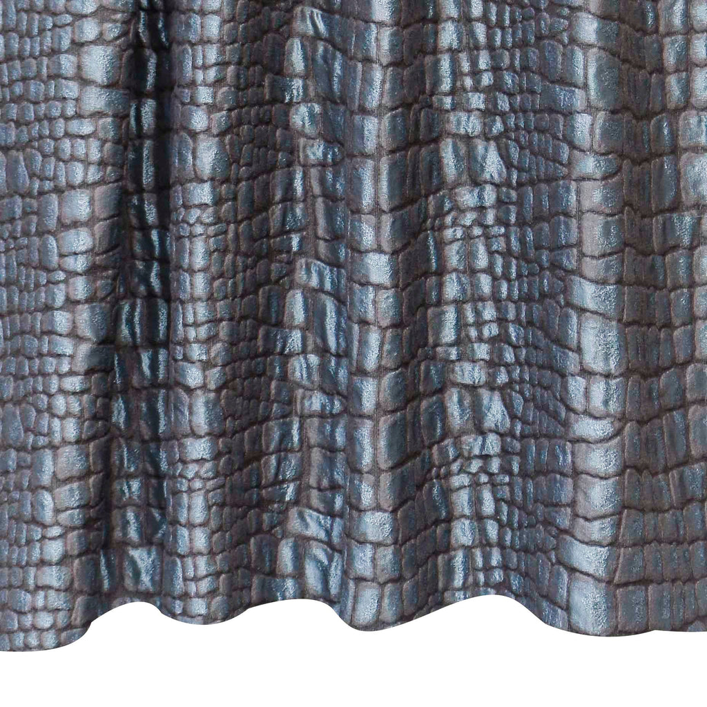 Midnight Rocks Jacquard Weave 3D TextureCurtain Panels