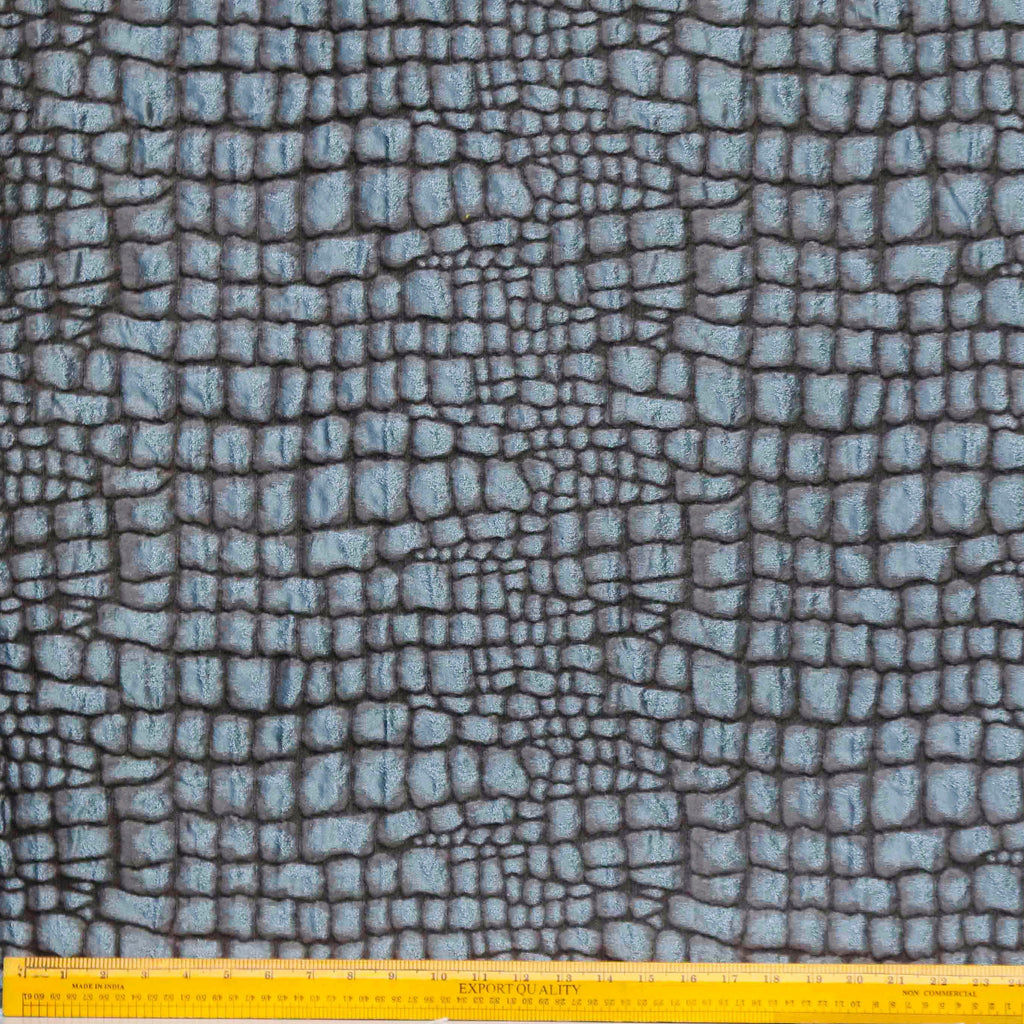 Midnight Rocks Jacquard Fabric By The Metre