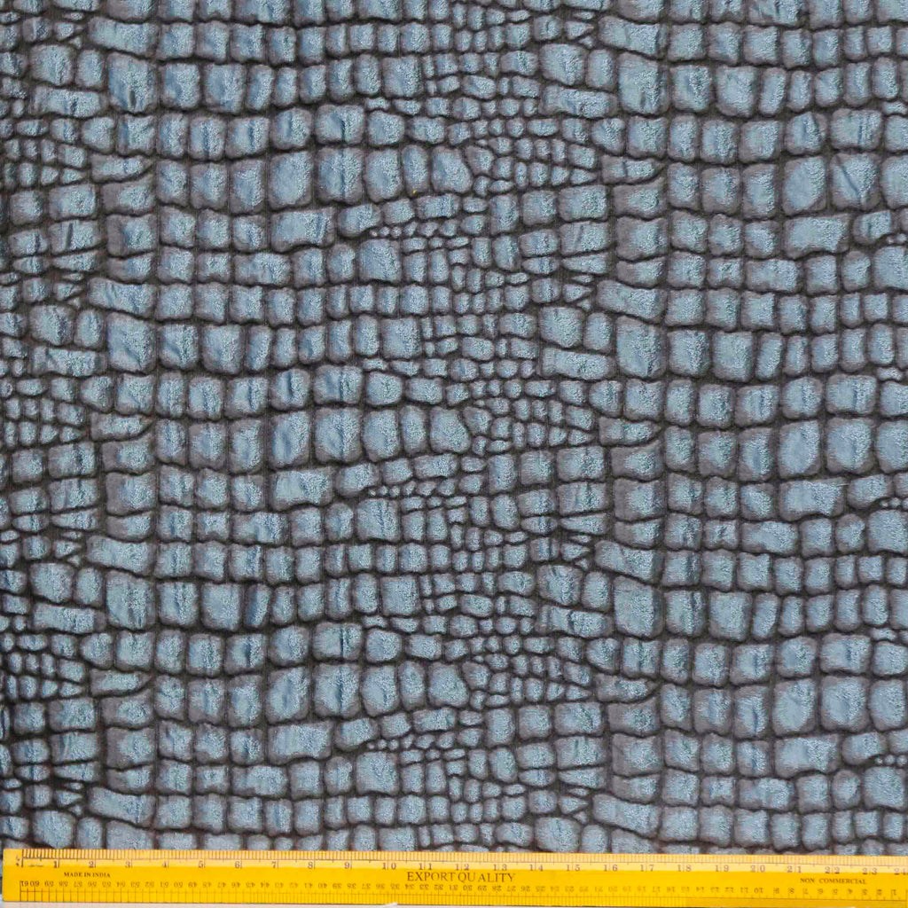 Midnight Rocks Jacquard Weave 3D TextureCurtain Panels