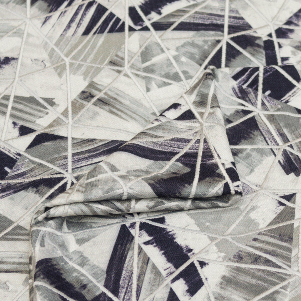 Abstract Triangles Cotton Fabric By The Metre
