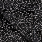 Black Gray Web Jacquard Velvet Abstract Curtain Panels