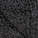 Black Web Jacquard Velvet Fabric By The Metre
