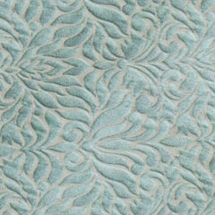 Teal Jacquard Fabric By The Metre