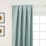 Teal Jacquard Fabric By The Metre