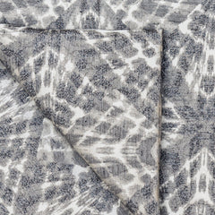 Gray Tie N Dye Jacquard Fabric By The Metre
