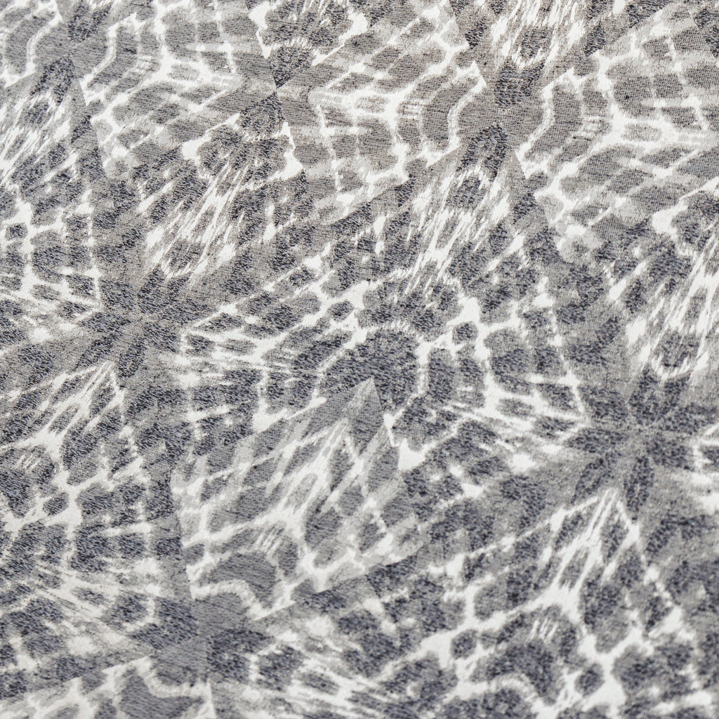 Shades of Gray Tie N Dye Jacquard Weave Curtain Panels