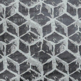 Gray Blocks Jacquard Fabric By The Metre