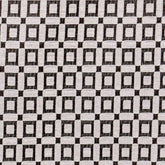 Brown Blocks Jacquard Velvet Fabric By The Metre