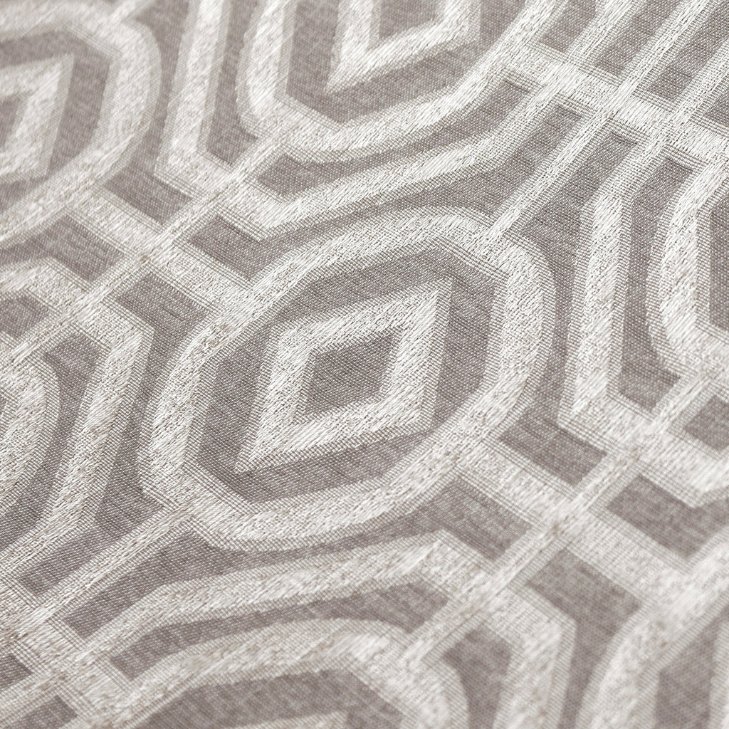 Double Width Beige Jacquard Fabric By The Metre