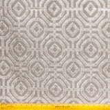 Double Width Beige Jacquard Fabric By The Metre