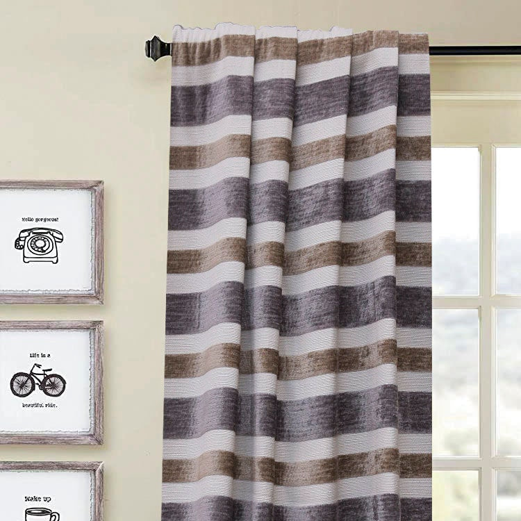 Beige And Purple Chenille Jacquard Velvet Fabric By The Metre