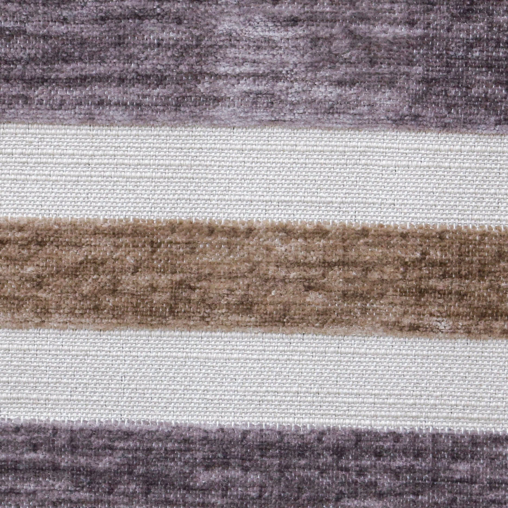Beige And Purple Chenille Jacquard Velvet Fabric By The Metre