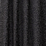 Black Web Jacquard Velvet Fabric By The Metre