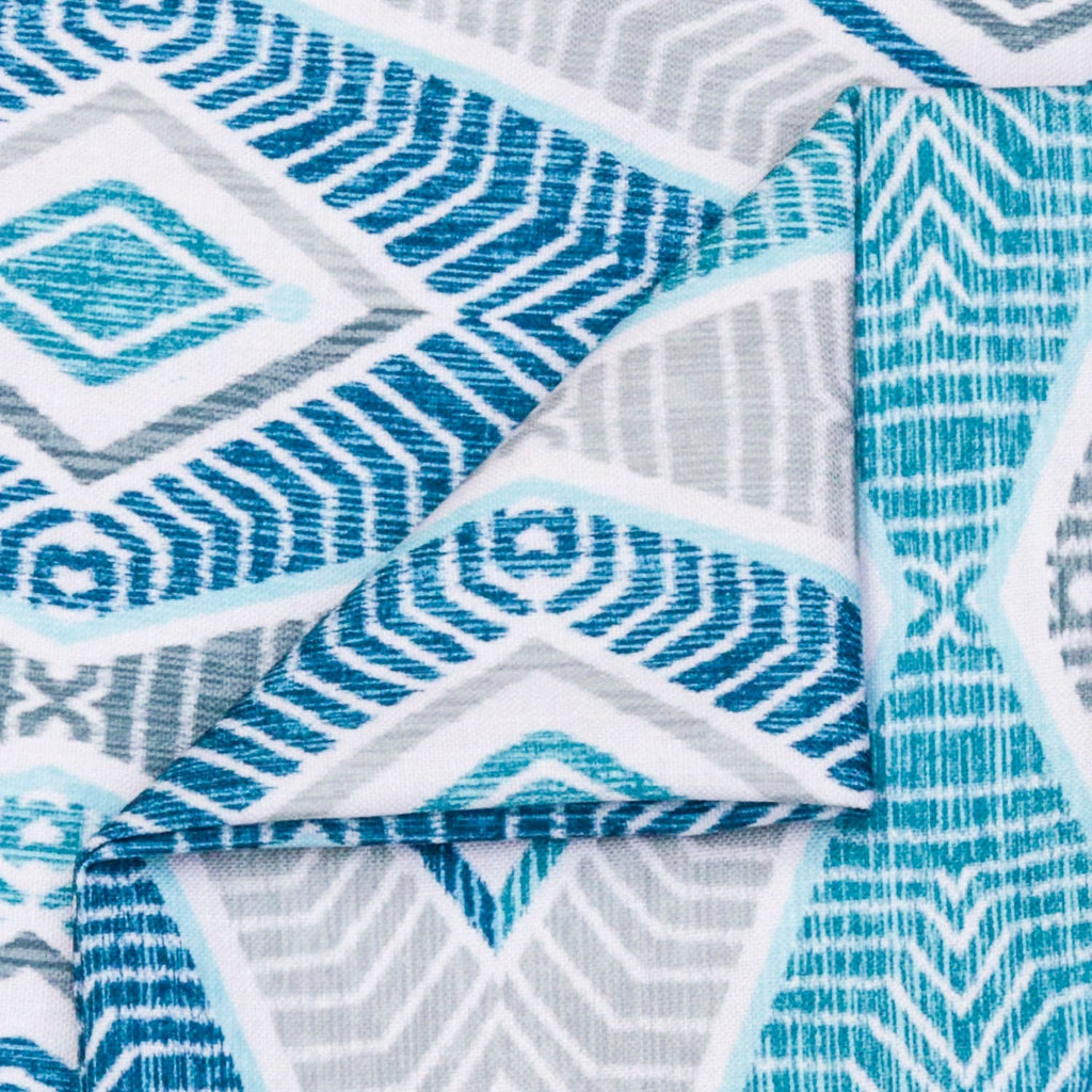 Blue Egyptian Cotton Fabric By The Metre