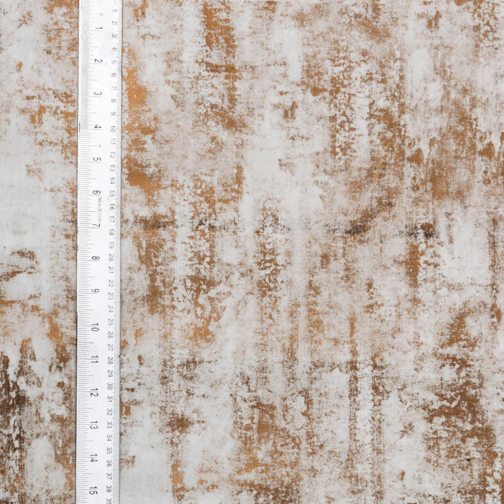 Cream I Love Foil Printed Textured Cotton Curtain Panels