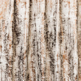 Cream I Love Foil Printed Textured Cotton Curtain Panels