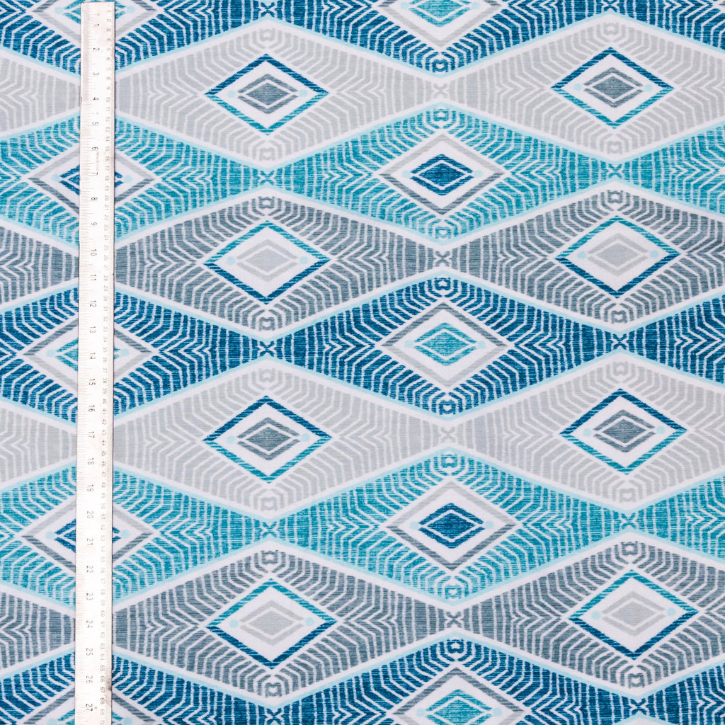 Blue Egyptian Cotton Fabric By The Metre