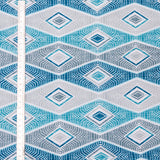 Blue Egyptian Cotton Fabric By The Metre