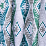 Green Egyptian Cotton Fabric By The Metre