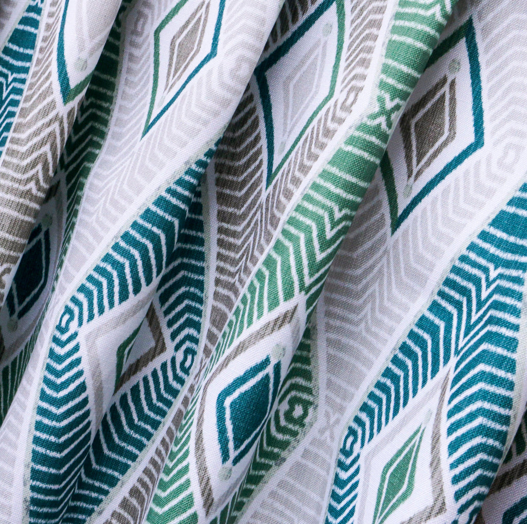 Green Egyptian Cotton Fabric By The Metre