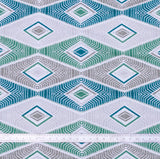 Green Egyptian Cotton Fabric By The Metre