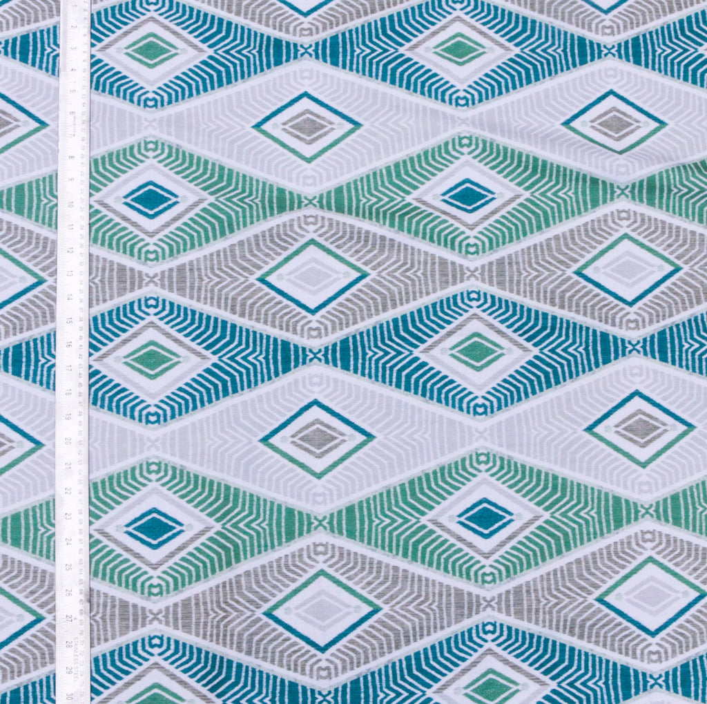 Green Egyptian Cotton Fabric By The Metre