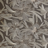 Brown Flower Woo Fabric By The Metre