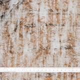 Cream I Love Foil Printed Textured Cotton Curtain Panels