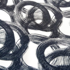 Midnight Circles Jacquard Velvet Fabric By The Metre