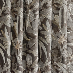 Brown Flower Woo Fabric By The Metre