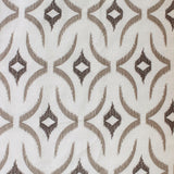 Off White, Brown Sheer Fabric By The Metre