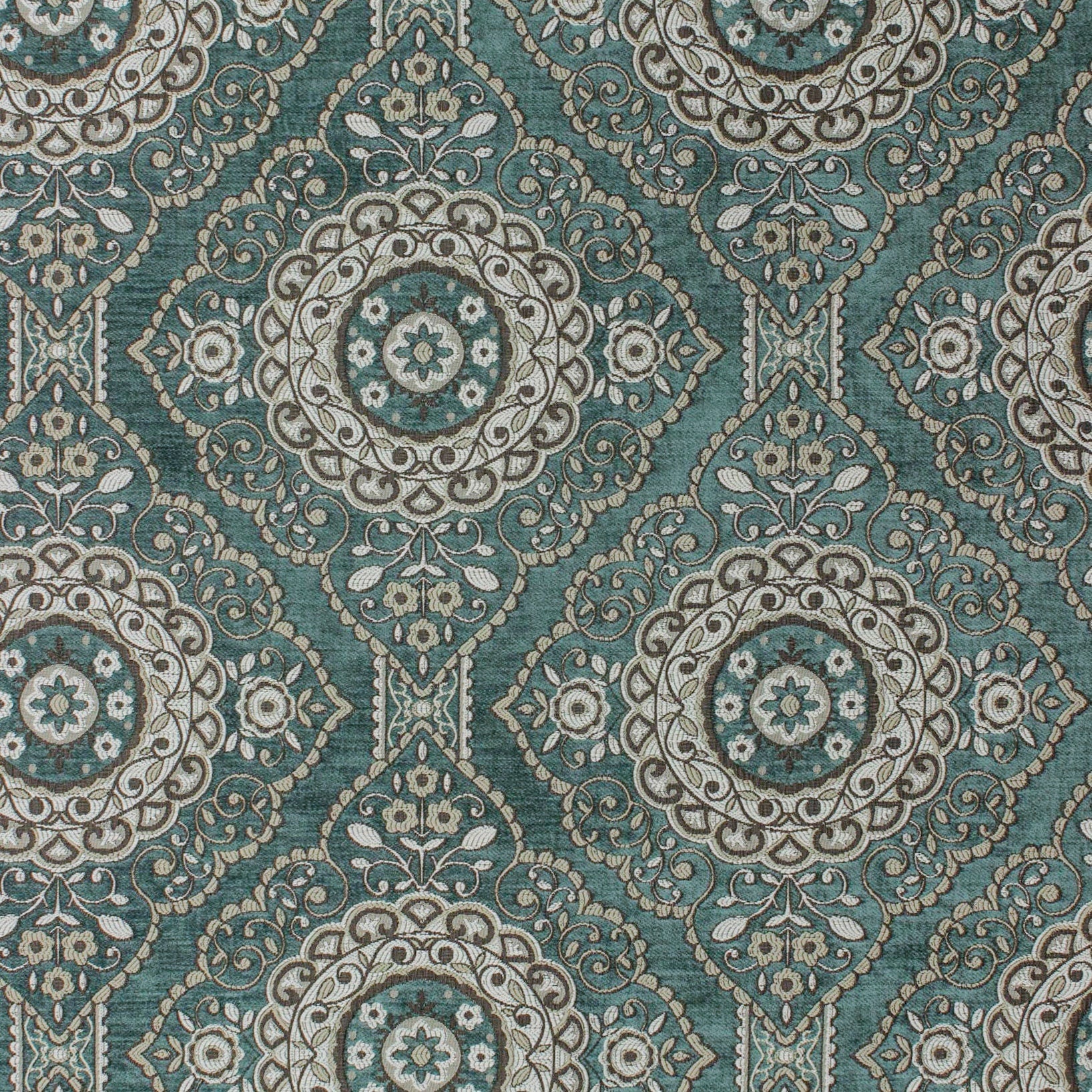 Eclectic Chenille Jacquard Velvet Fabric By The Metre