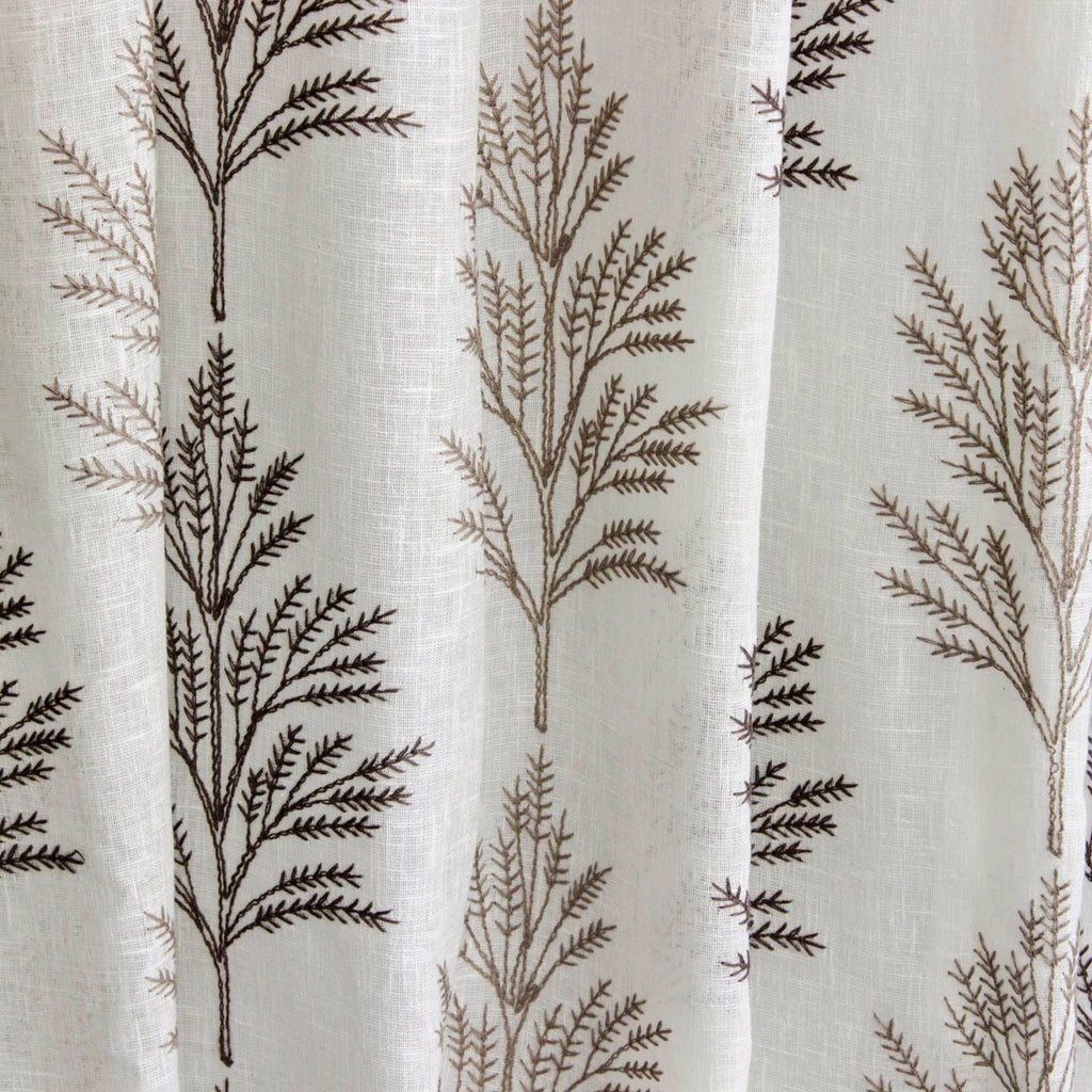 Fern Tree Sheer Fabric By The Metre