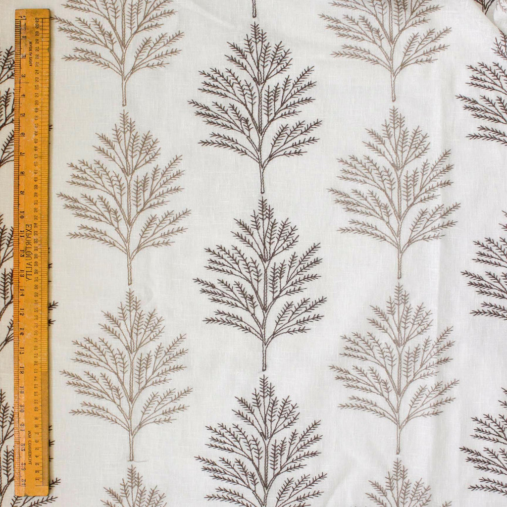 Fern Tree Sheer Fabric By The Metre