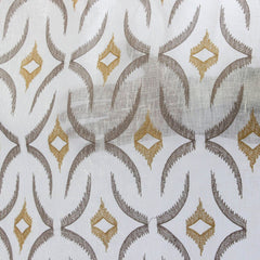 Mustard Sheer Fabric By The Metre