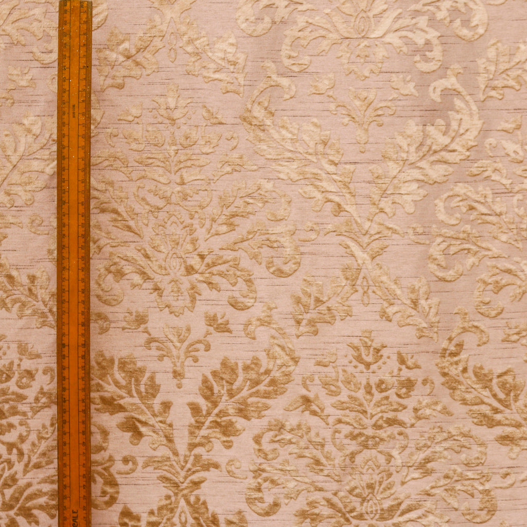 Peach Velvet Fabric By The Metre