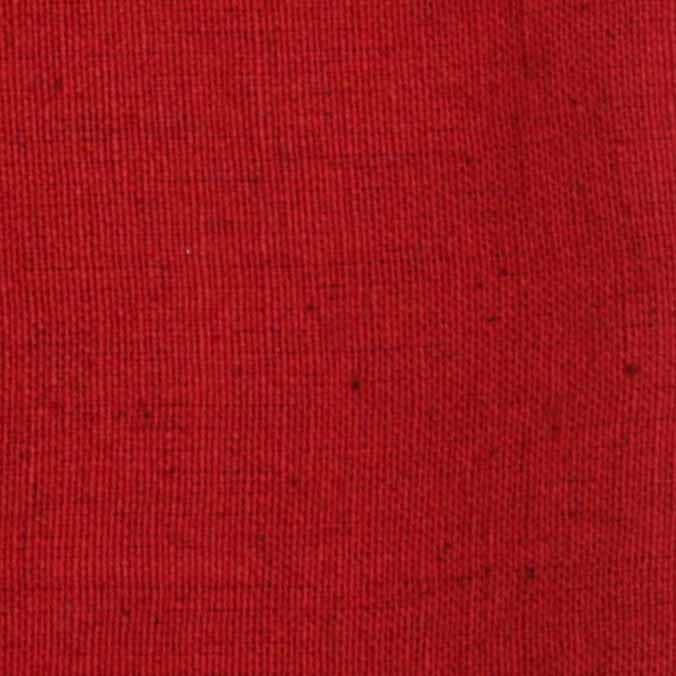 Red Cotton Linen Fabric by the Metre