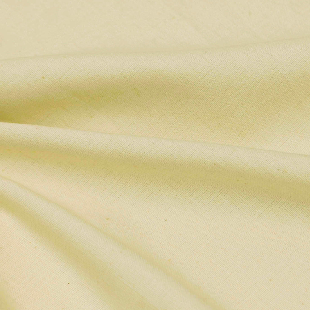 Light Yellow Cotton Linen Fabric