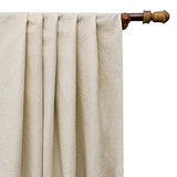 Natural Beige Cotton Linen Fabric by the Metre