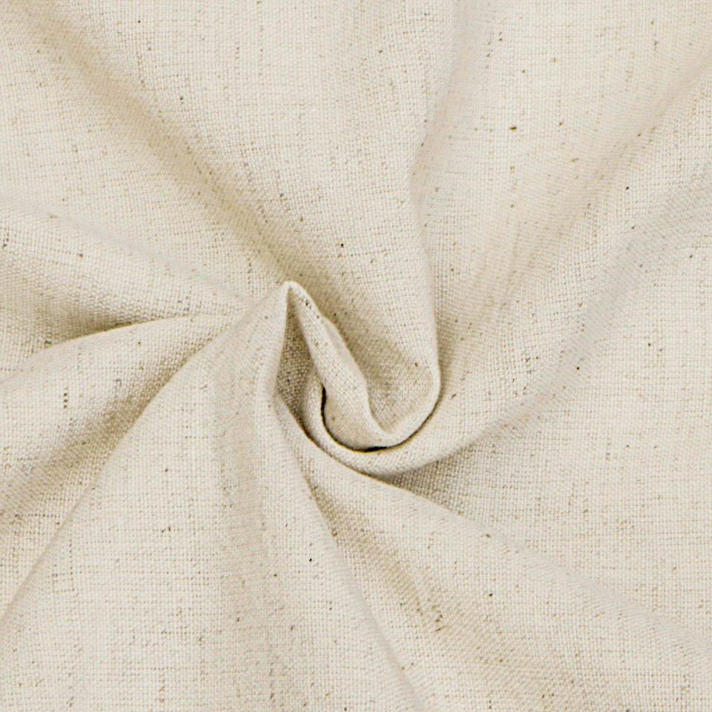 Natural Beige Cotton Linen Fabric by the Metre