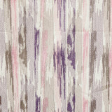 Pink, Purple N Gray Streaks Cotton Embroidery Curtain Panels