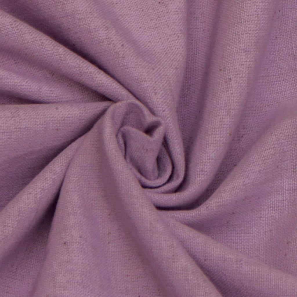 Lilac Cotton Linen Fabric by the Metre