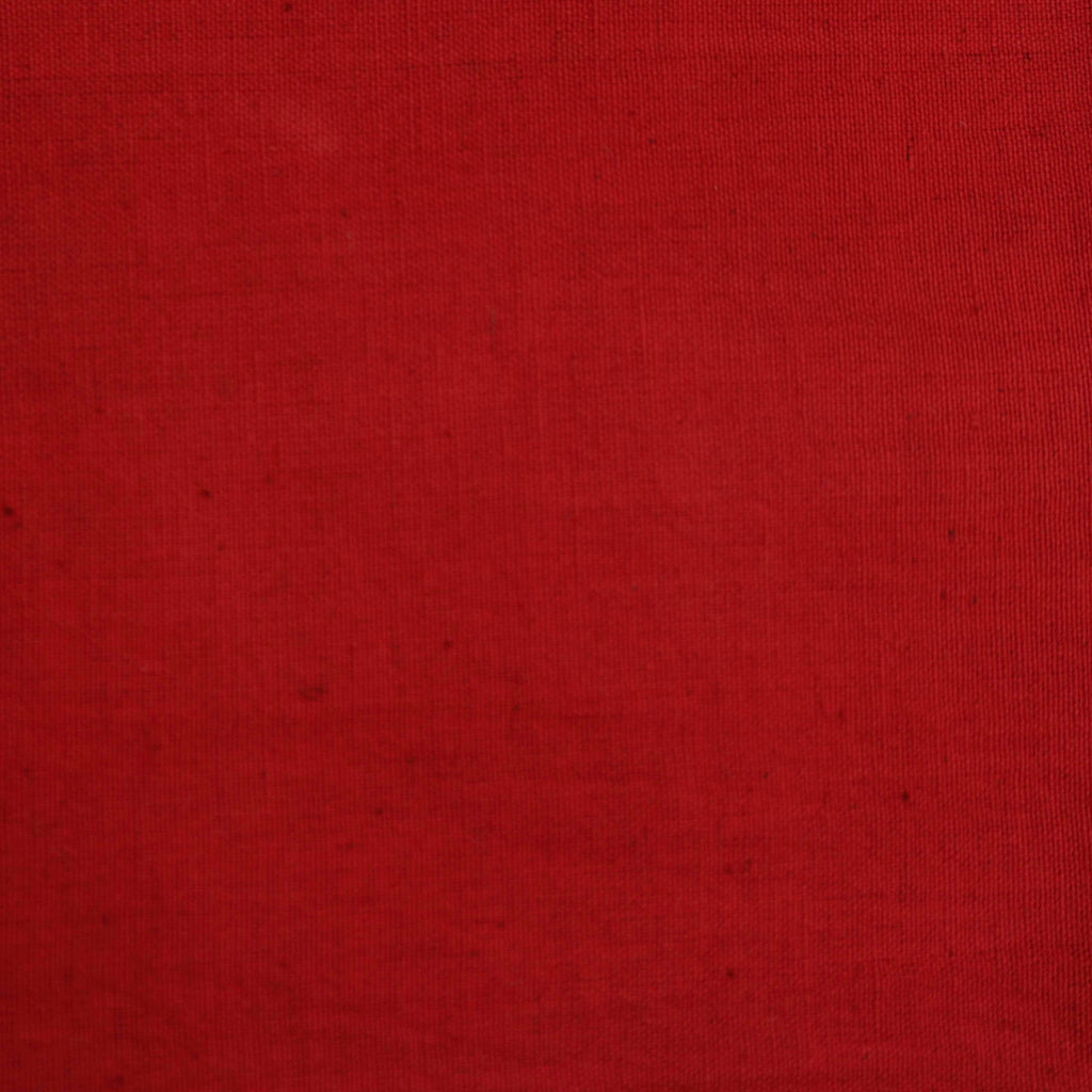 Red Cotton Linen Fabric by the Metre
