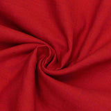Red Cotton Linen Fabric by the Metre