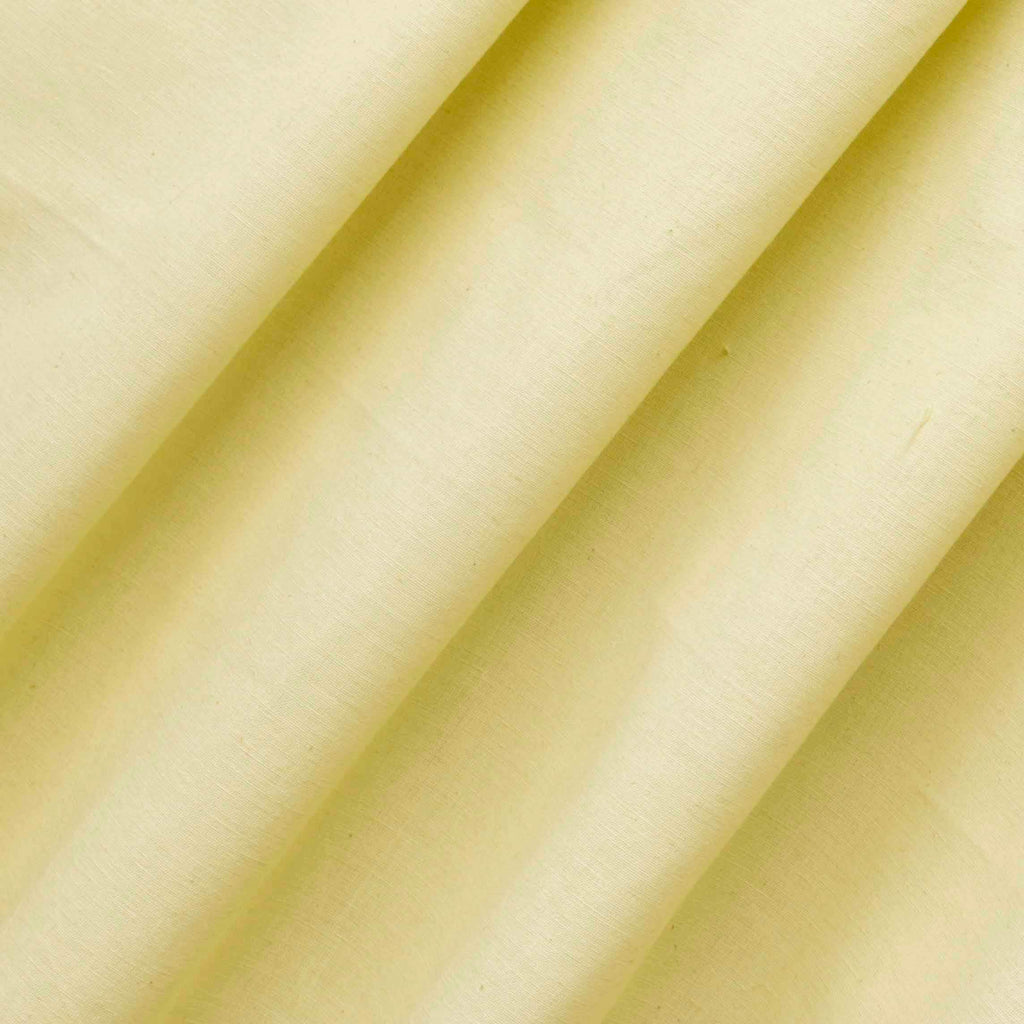 Light Yellow Cotton Linen Fabric by the Metre