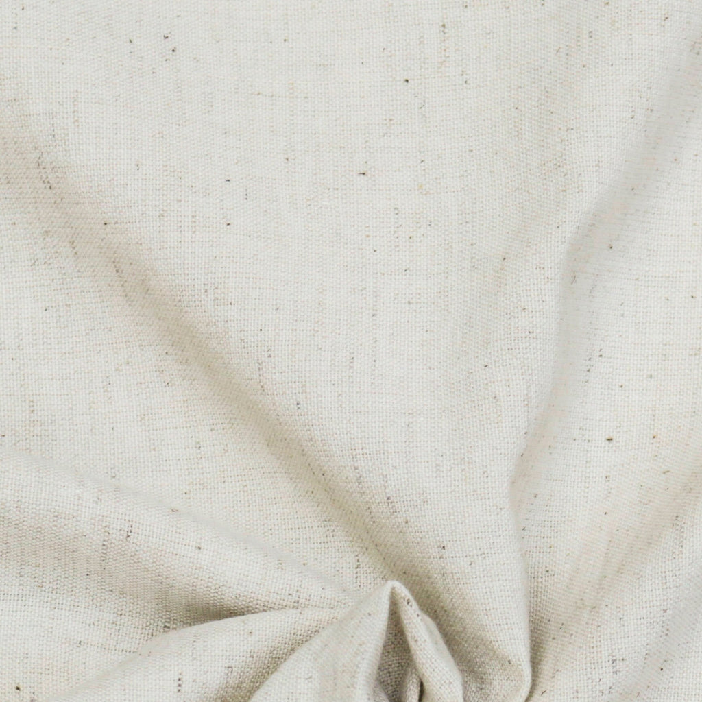 Ivory Cotton Linen Fabric by the Metre