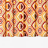 Yellow And Orange Velvet Fabric By The Metre