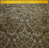 Olive Velvet Fabric By The Metre