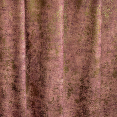 Brick Red Foil Velvet Fabric By The Metre